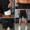 Custom Men's Dual-Layer Training Shorts | Seamless Bonded Hem Sportswear Manufacturer