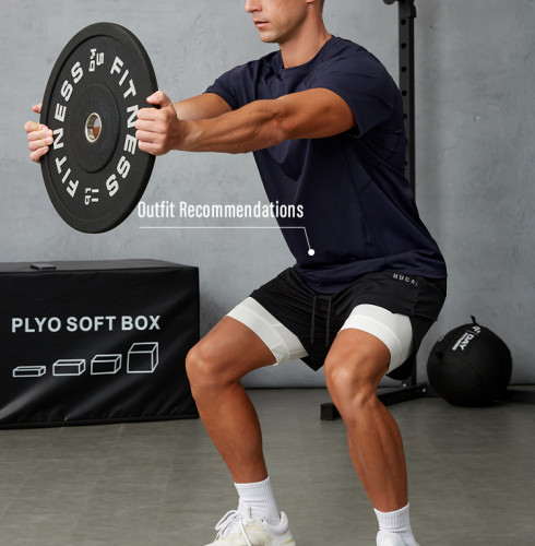 Custom Dual-Layer Training Shorts Manufacturer