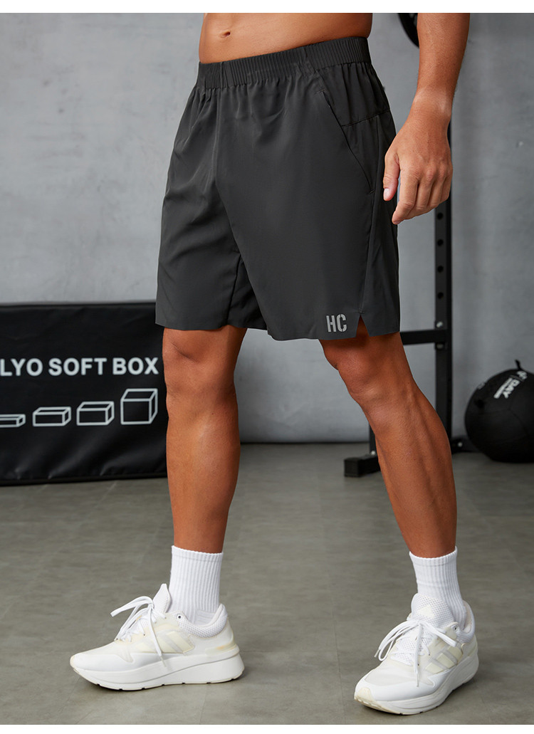 Bonded Hem Training Shorts OEM Manufacturing Control