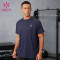 Custom Men's Laser Perforated Performance T-Shirt | Cooling Nylon Spandex Gym Top Manufacturer