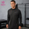 Custom Men's Camouflage Jacquard Mock Neck Top | Long Sleeve Activewear Manufacturer