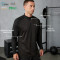 Custom Men's Camouflage Jacquard Mock Neck Top | Long Sleeve Activewear Manufacturer
