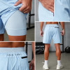 Custom Men's Breathable Training Shorts | Seamless Bonded Hem Activewear Manufacturer