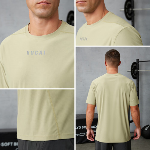 Custom Men's Lightweight Cooling Training T-Shirt | Breathable Activewear Manufacturer