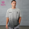 Custom Men's Vintage Snow Wash Oversized Gym T-Shirt