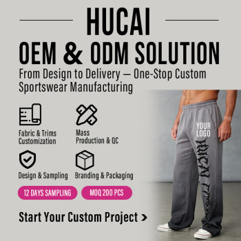 Custom Men's Vintage Snow Wash Jogger Pants Manufacturer