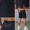 Custom Men's Contrast Panel Running Shorts Manufacturer