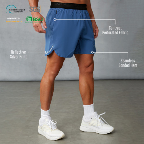 Custom Men's Seamless Bonded Running Shorts Manufacturer