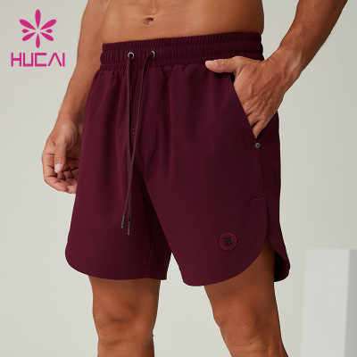 Custom Men's Four-Way Stretch Training Shorts Manufacturer