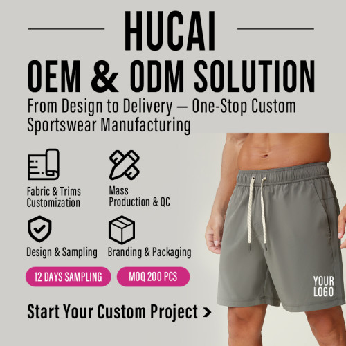 Custom Men's Four-Way Stretch Gym Training Shorts Manufacturer