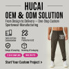 Custom Men's Stretch Tapered Casual Jogger Pants Manufacturer