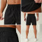 Custom Men's 3D Logo Heat Bonded Training Gym Shorts Manufacturer