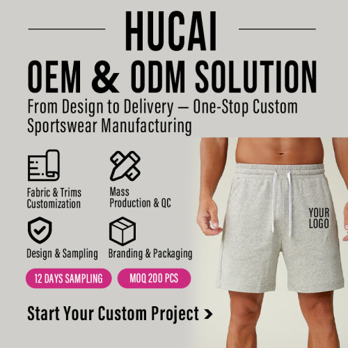Custom Men's Cotton Blend Sweat Casual Shorts Manufacturer