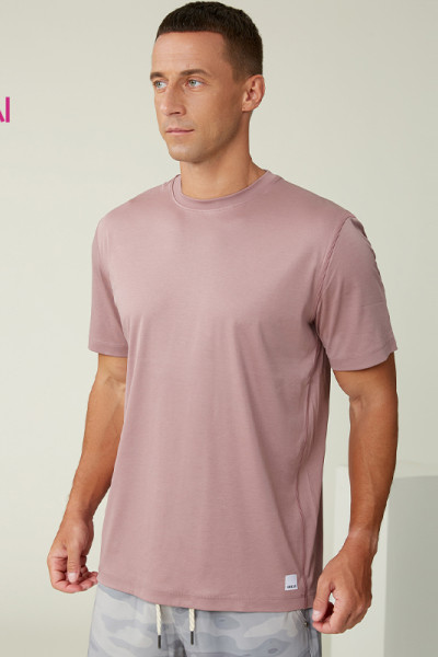 Custom Men's Modal Cotton Moisture-Wicking Casual Sports T-Shirt Manufacturer