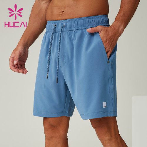 Custom Men's Four-Way Stretch Gym Shorts Manufacturer