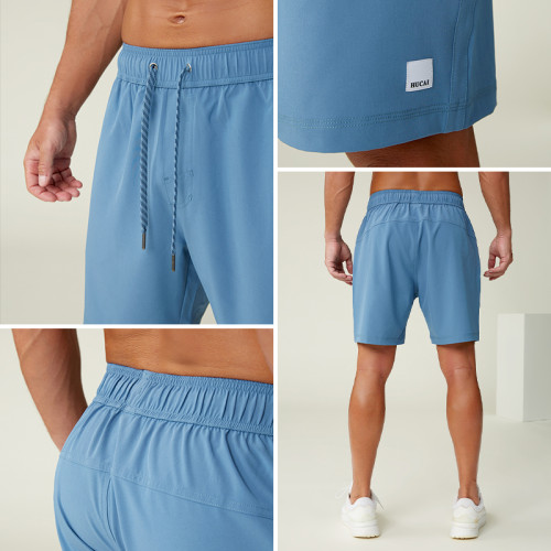 Custom Men's Four-Way Stretch Gym Shorts Manufacturer