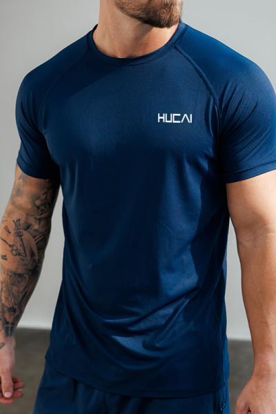 ODM Custom Private Label Gym Fashion Fit T Shirts Mens Short Sleeve Gym Wear Suppliers