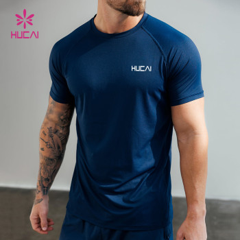ODM Custom Private Label Gym Fashion Fit T Shirts Mens Short Sleeve Gym Wear Suppliers