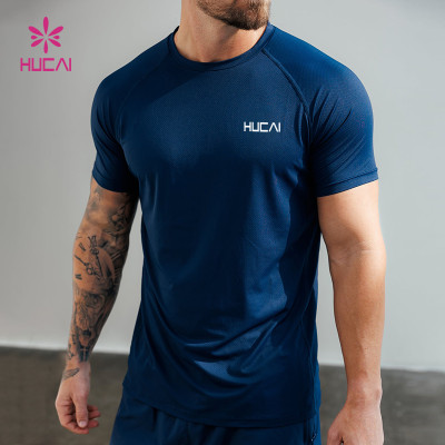 ODM Custom Private Label Gym Fashion Fit T Shirts Mens Short Sleeve Gym Wear Suppliers