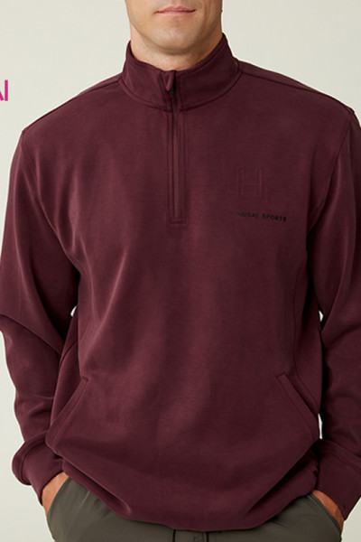 Custom Men's Mock Neck Air Layer Training Top Manufacturer