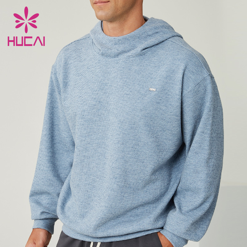Men's performance hoodie fabric and gym training environment