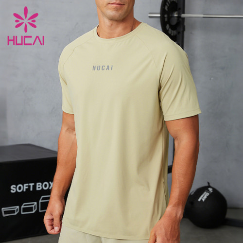 Custom Men's Lightweight Cooling Training T-Shirt | Breathable Activewear Manufacturer