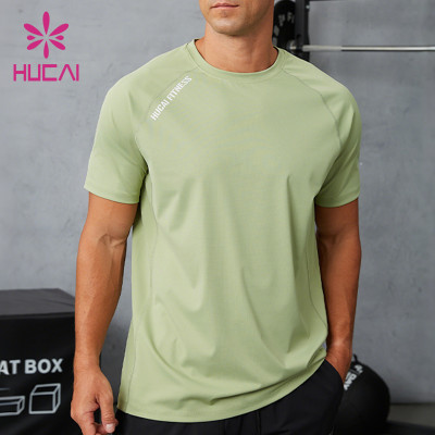 Custom Men's Quick-Dry Sports Training T-Shirt | Cooling Textured Raglan Activewear Manufacturer