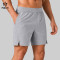 Custom Men's Quick-Dry Lined Training Shorts with Bonded Hem for Activewear Brands