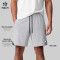 Custom Men's Side Split Quick-Dry Shorts with Zip Pocket for Activewear Brands