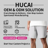 Custom Men's Side Split Quick-Dry Shorts with Zip Pocket for Activewear Brands