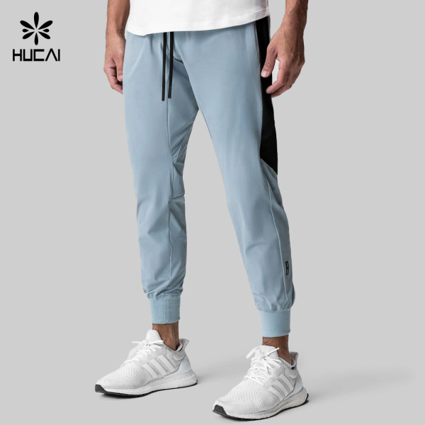 Custom Men's Water-Resistant Tapered Joggers with Zip Pockets for Activewear Brands