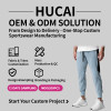Custom Men's Water-Resistant Tapered Joggers with Zip Pockets for Activewear Brands