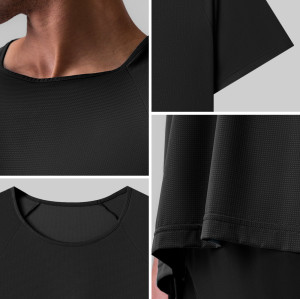 Custom Men's Quick-Dry Boxy Training T-Shirt for Activewear Brands
