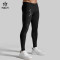 Custom Men's Quick-Dry Compression Tights with Graphic Panels for Activewear Brands
