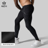 Custom Men's Quick-Dry Compression Tights with Graphic Panels for Activewear Brands