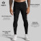 Custom Men's Quick-Dry Compression Tights with Graphic Panels for Activewear Brands