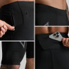 Custom Men's Quick-Dry Compression Shorts with Waistband Pocket for Activewear Brands