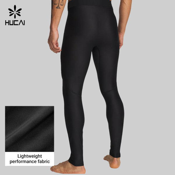 Custom Men's Compression Tights with Side Pocket for Activewear Brands