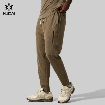 Custom Men's Performance Jogger Pants with Zip Pockets for Activewear Brands