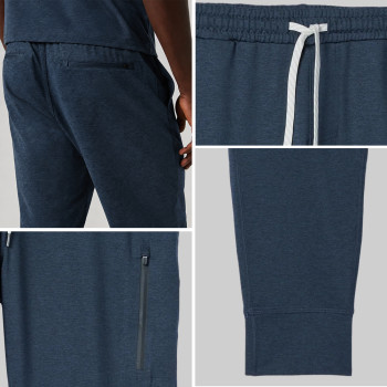 Custom Men's Performance Jogger Pants with Zip Pockets for Activewear Brands