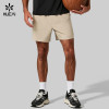 Custom Men's Linerless 4-Way Stretch Shorts with Back Pocket for Activewear Brands