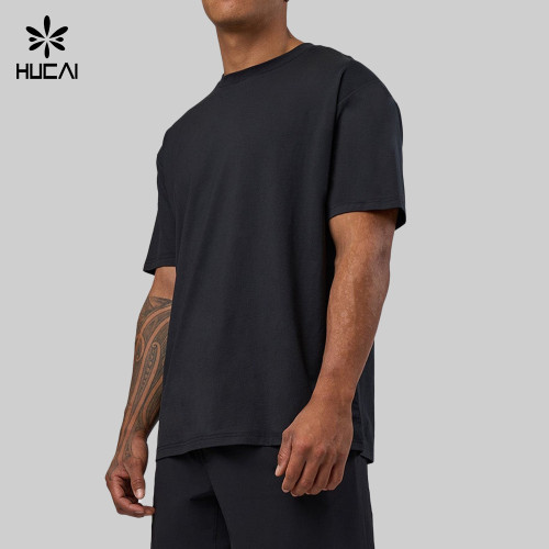 Custom Men's Oversized Breathable T-Shirt with Wrinkle Resistance for Activewear Brands