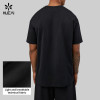 Custom Men's Oversized Breathable T-Shirt with Wrinkle Resistance for Activewear Brands