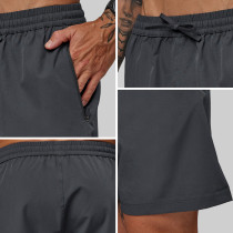 Custom Men's Lightweight Quick-Dry Training Shorts with Zip Pockets