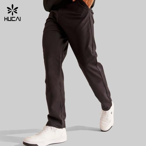 Custom Men's Tapered Stretch Training Pants with Secure Pockets for Activewear Brands