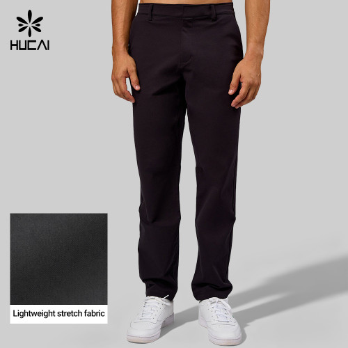 Custom Men's Tapered Stretch Training Pants with Secure Pockets for Activewear Brands