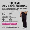 Custom Men's Tapered Stretch Training Pants with Secure Pockets for Activewear Brands