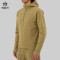 Custom Men's Water-Repellent Half-Zip Running Hoodie for Outdoor Training
