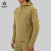 Custom Men's Water-Repellent Half-Zip Running Hoodie for Outdoor Training