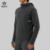 Custom Men's Water-Repellent Half-Zip Running Hoodie for Outdoor Training